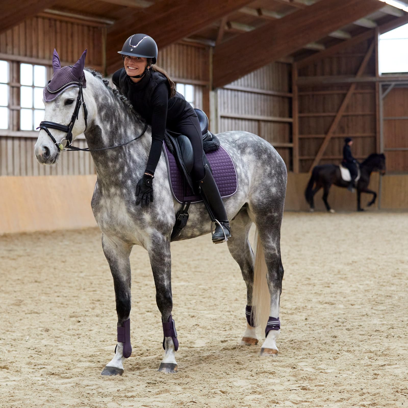 HORZE Mantilla de Uso General Adepto, Morado, P