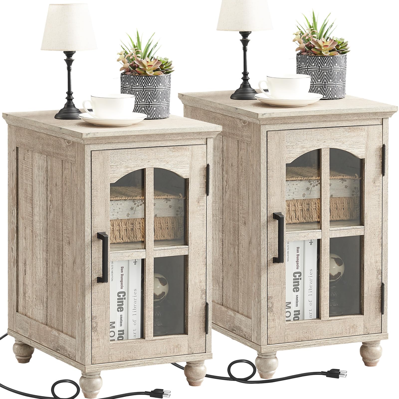 RWYHG Narrow Side Table Set of 2