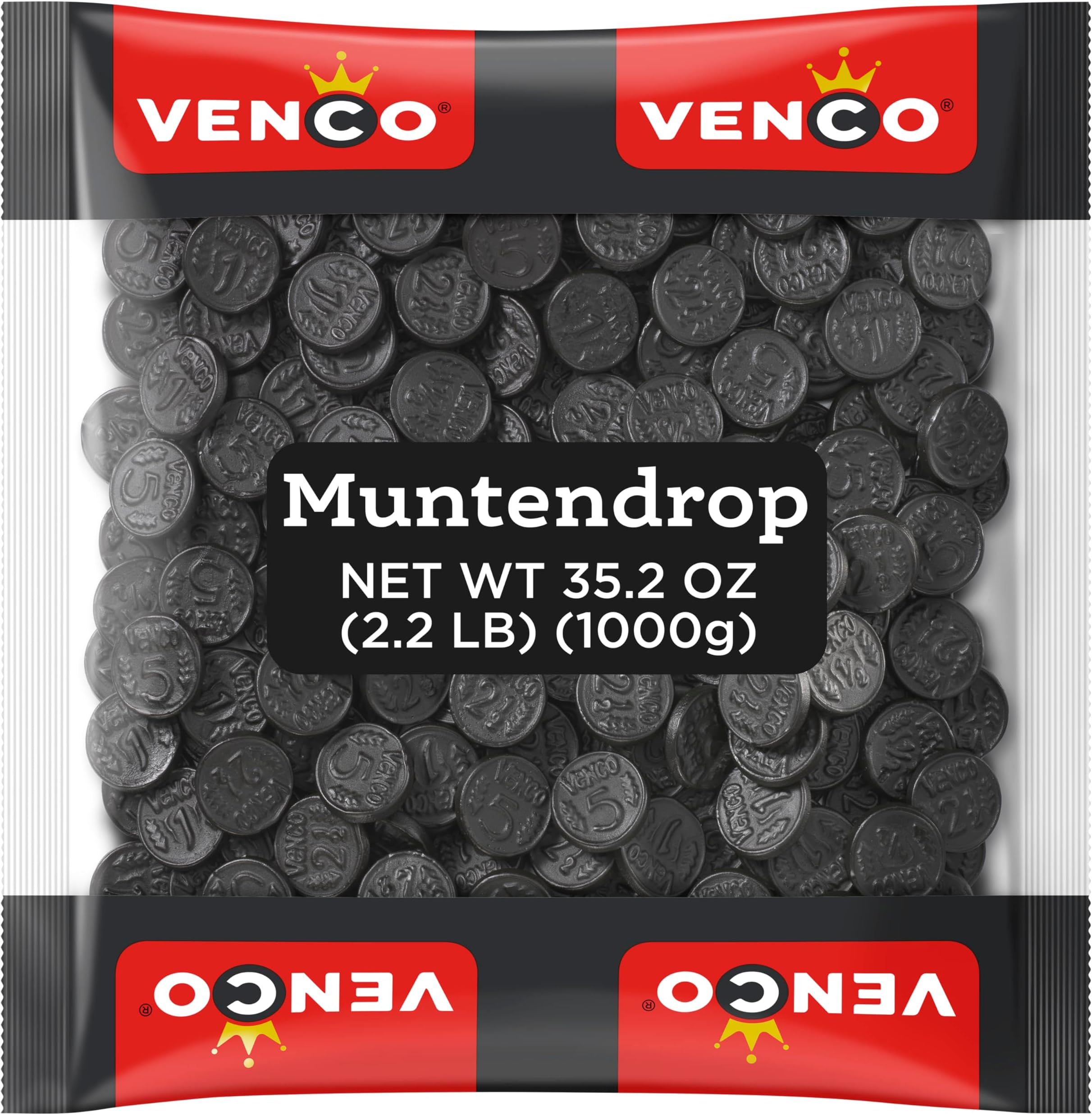 Coins (Muntendrop) Liquorice 1kg x 1
