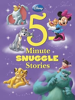 Disney 5-Minute Snuggle Stories: Bedtime Books with Pixar Favorites from Monsters Inc, Lion King & Tangled