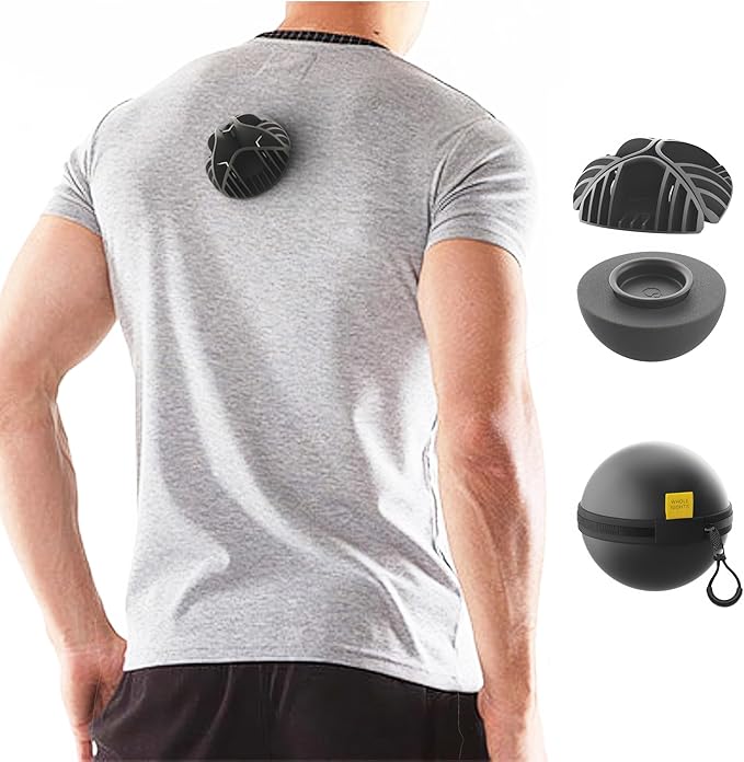 Ball for Side Sleep Posture - Calma Clip v2 by Whole Nights, Sleep Aid for Back Snorers, Anti Snoring Device, Attaches to Any Clothes and Keeps You in a Healthy Sleeping Position