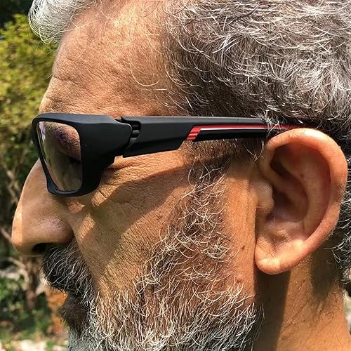 Miniatura 3 de mincl Gafas de lectura bifocales fotocromáticas de transición para hombres y mujeres, gafas de sol deportivas cuadradas para lectores 0 +4.00
