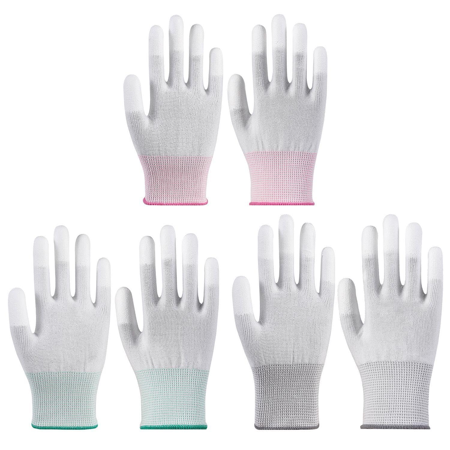 3 Paires De S Anti-Brûlure, De S De Coiffage Pour Curling, De S De Protection Résistants À La Chaleur, Adaptés Au Fer À Friser, À L'Attelle Électrique Et Aux Outils De Coiffage.
