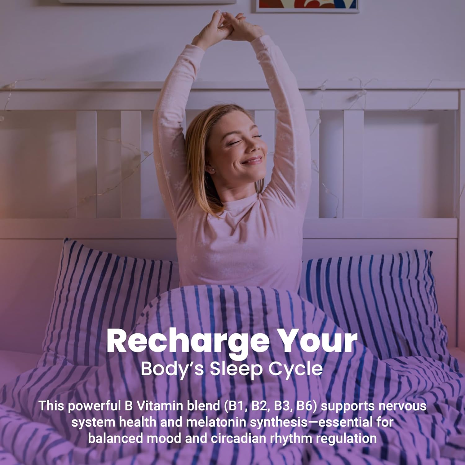 Sleep Supplement Capsules with Ashwagandha, L-Theanine & B Vitamins | Supports Natural Sleep | 60 Capsules