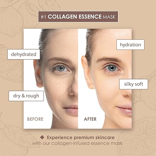 Miniatura 2 de 24PK - Mascarillas faciales de esencia de pepino para el cuidado de la piel, mascarilla facial coreana para el cuidado de la piel