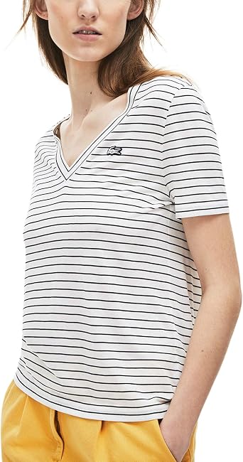 Lacoste womens TF3910 Striped Short 
