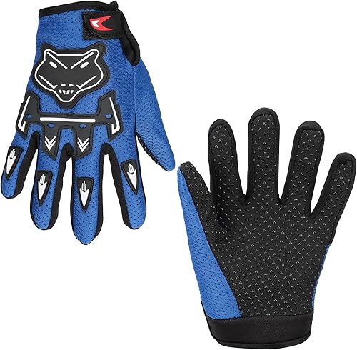 Guantes de moto de cross para niños, guantes de motocicleta juveniles para niños y niñas
