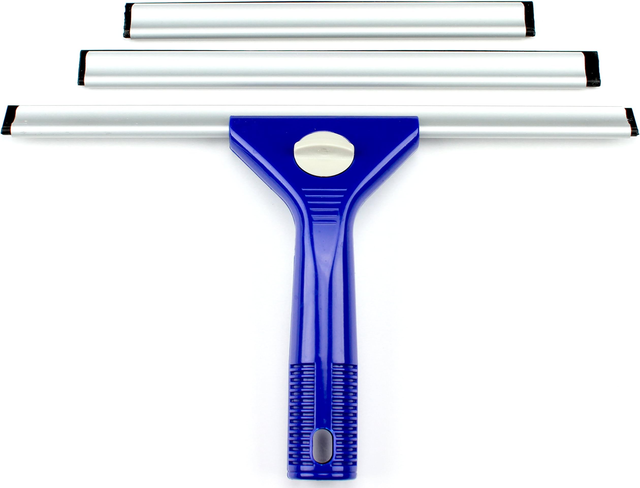 Jet Clean Home, Bathroom, Shower Squeegee Window Cleaner - Easy Squeegee 3-Size Pro-All Purpose for Washing Glass, Mirror, Shower, Window, Auto