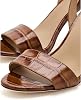 Sandalias de cuero grabado cocodrilo Gracy 6
