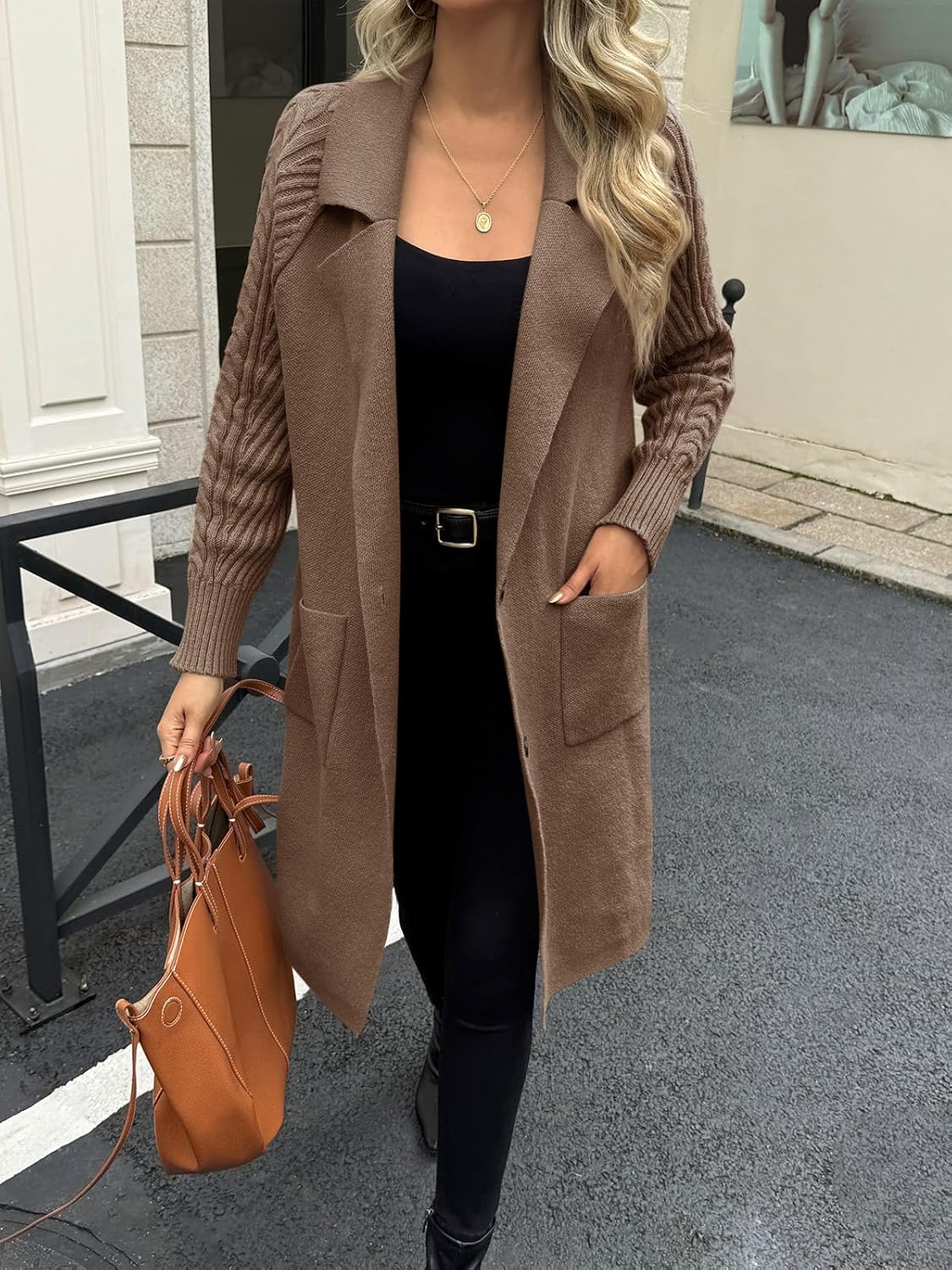 Saodimallsu Womens Long Cardigan Sweaters