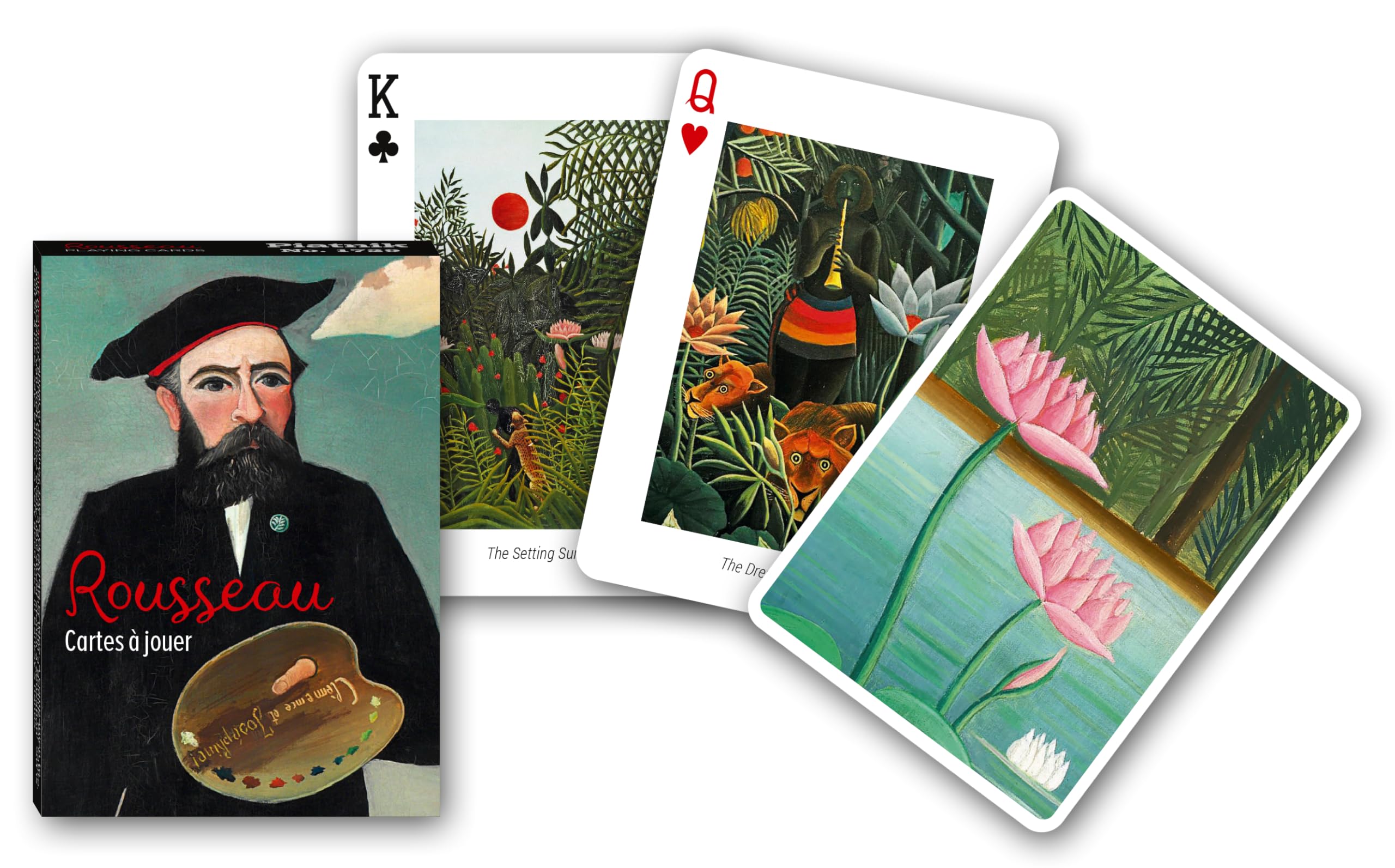 Piatnik Rousseau Card Game 54 Sheets