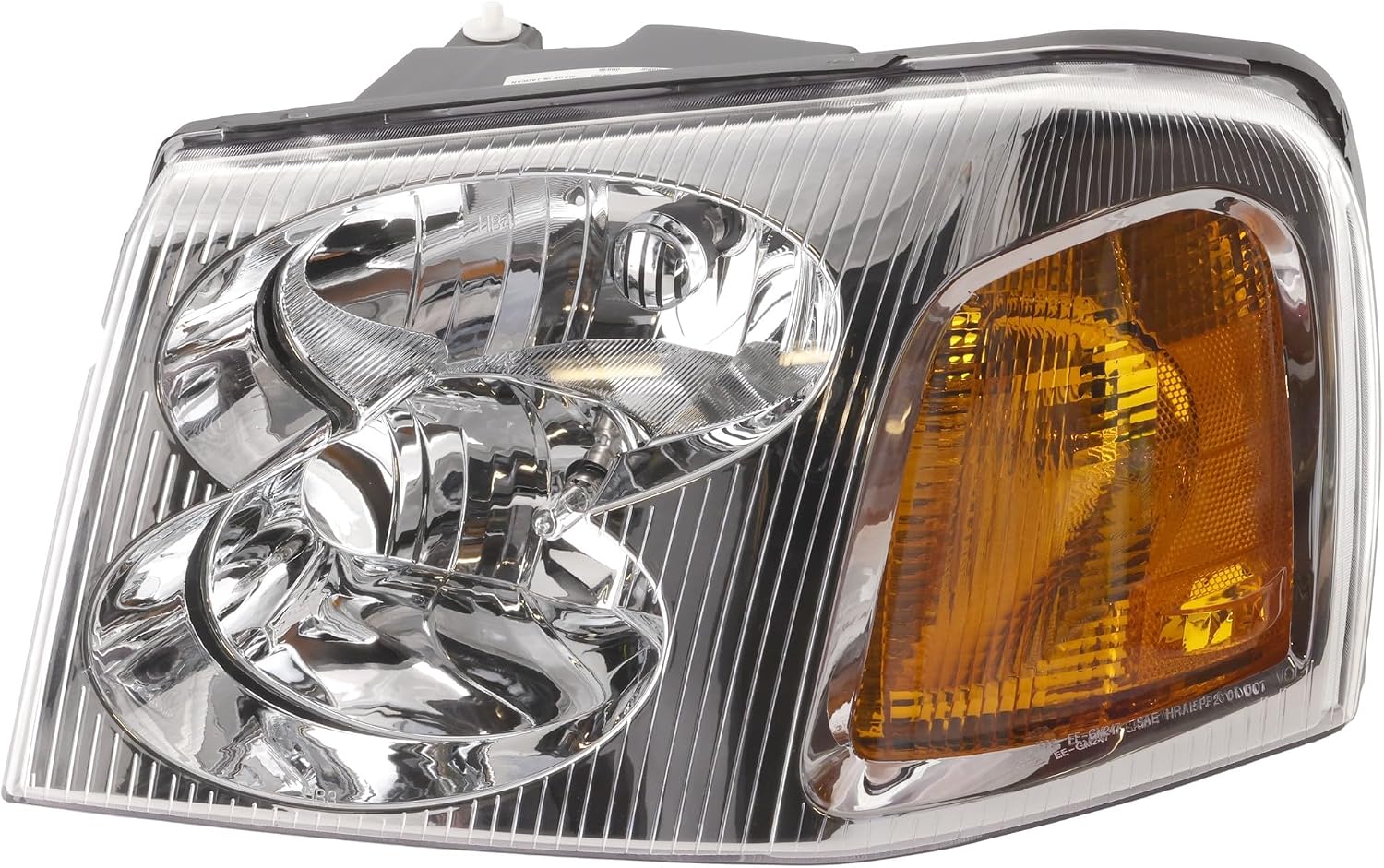 Compatible with 02-09 Envoy Front Halogen Headlight Headlamp Head Light Lamp with Bulb Left Driver Side