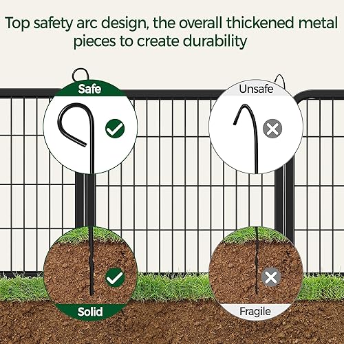 Miniatura 7 de Topeakmart Corralito para perros al aire libre, corralito de ejercicio portátil para interiores y mascotas, para patio, caravana, campamento, 24