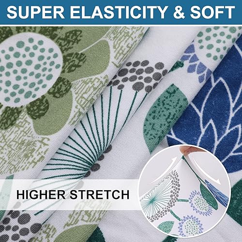Miniatura 99 de Smiry Fundas de cojín de sofá con estampado, fundas de sofá elásticas y suaves para sofá, funda de sofá antideslizante lavable protector de muebles