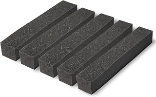 USA Made Sofa Slipcover Tuck Grips 5-Pack - XLarge 15 x 2 Inches for Sofas and Chairs (Charcoal)