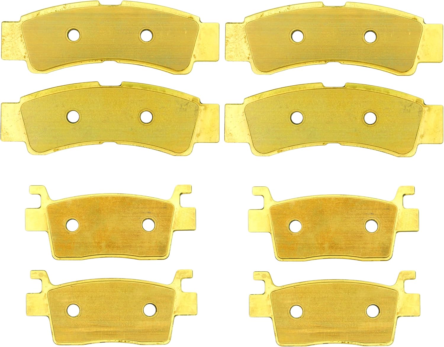 Traild Brass Brake Pad Set for Kawasaki KRX/KRX4 1000 2020-2026 (Complete Vehicle Set)