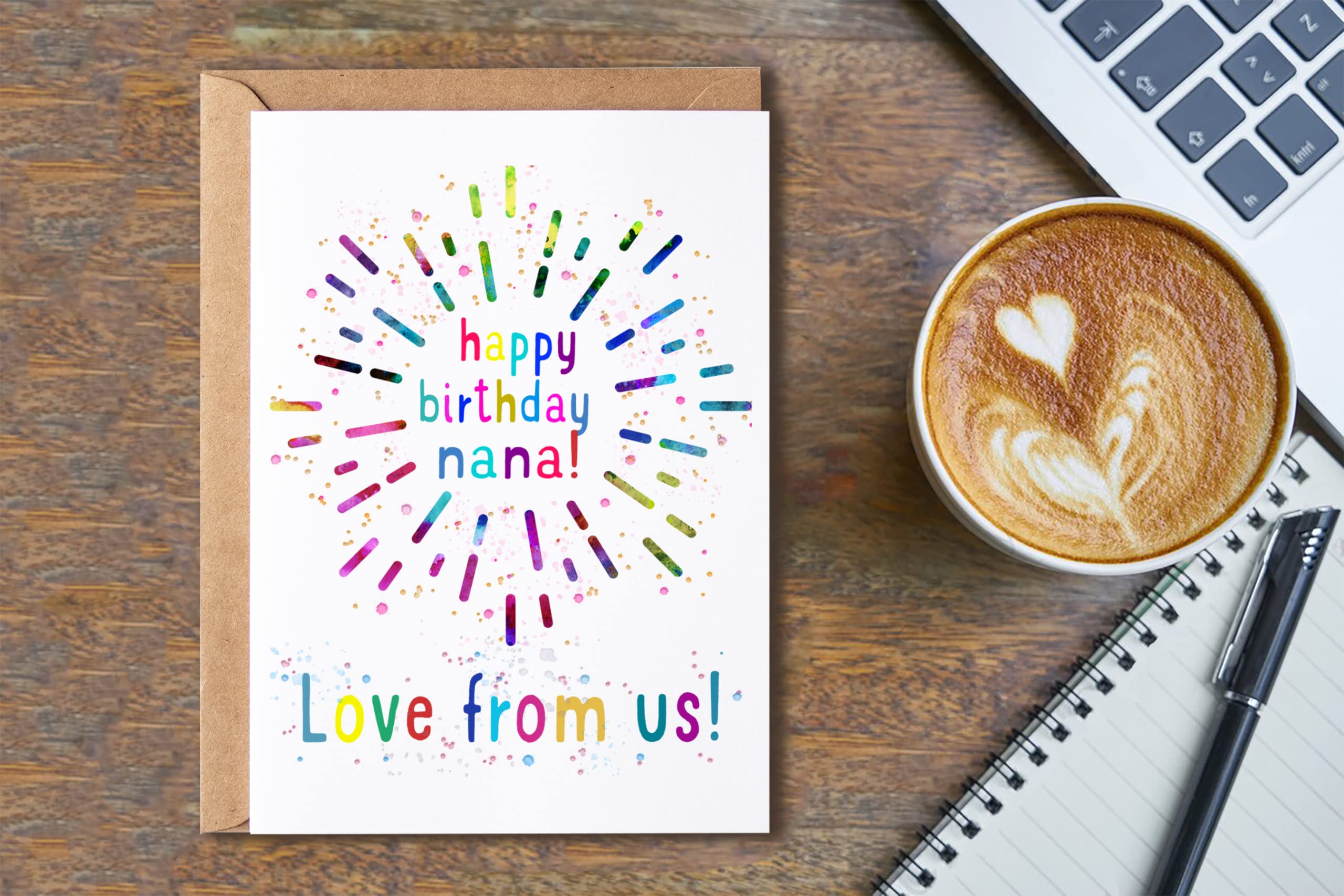 Carte D'anniversaire Pour Une Nanna Spéciale - Avec Vœux Chaleureux, Neuf, Marque Xpress Yourself