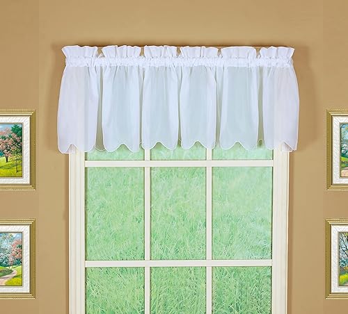 Vista 778 de Today's Curtain - Cortina Emelia de gasa original, panel de 84 pulgadas, negro, 60 pulgadas de ancho x 84 pulgadas de largo