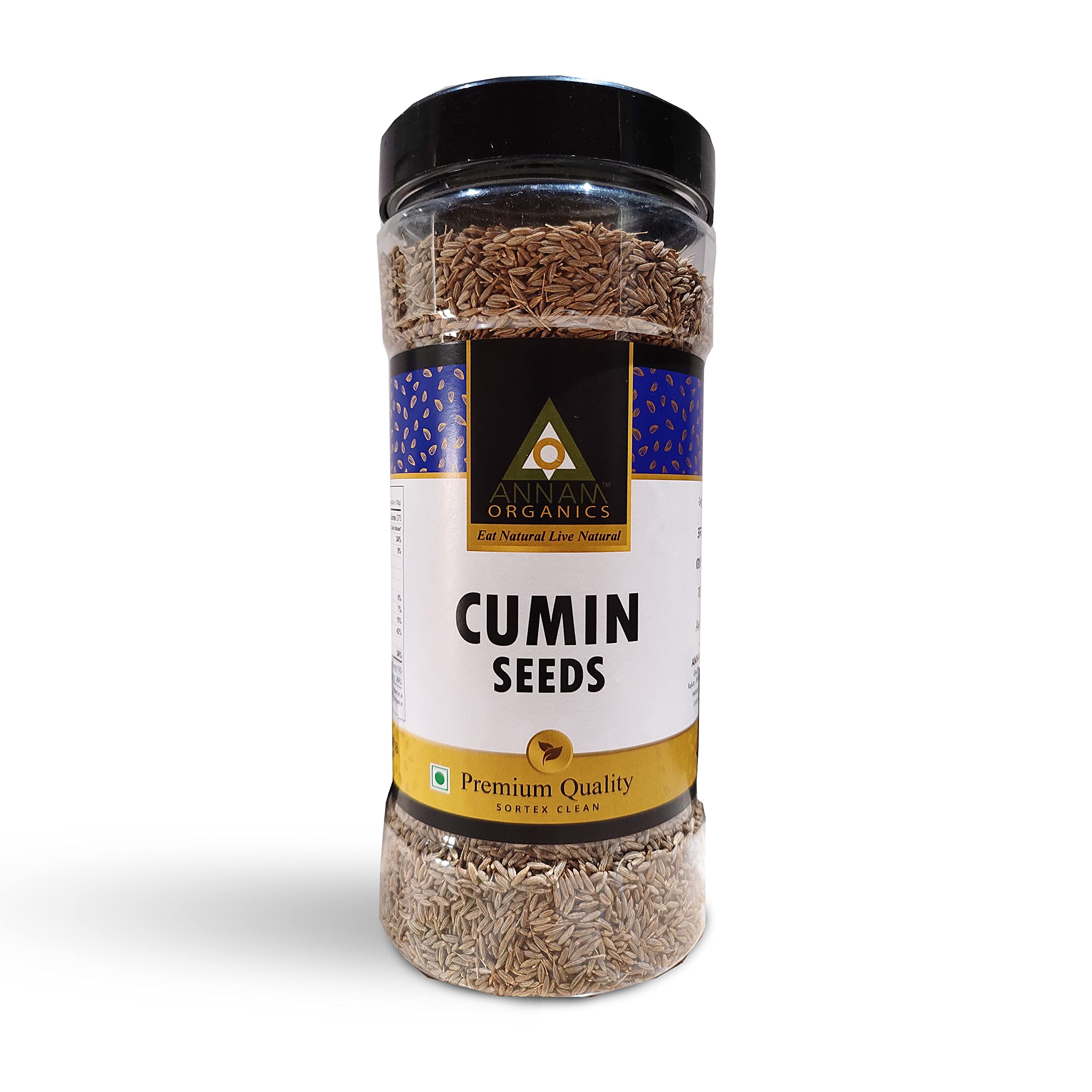 ANNAM Natural Premium Cumin Seeds | Jeera | Cumin | Jiru - 400gm