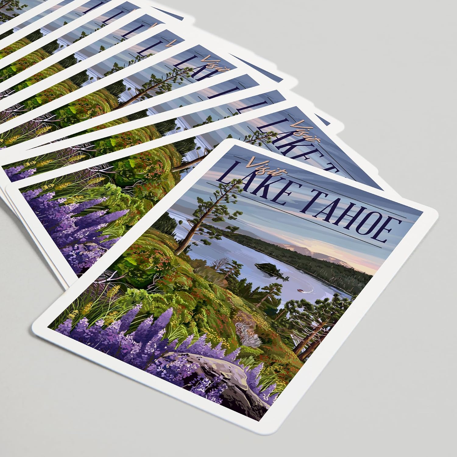 Lantern Press Emerald Bay State Park, Lake Tahoe, 52 Playing Cards for Adults, Poker Size Card Deck