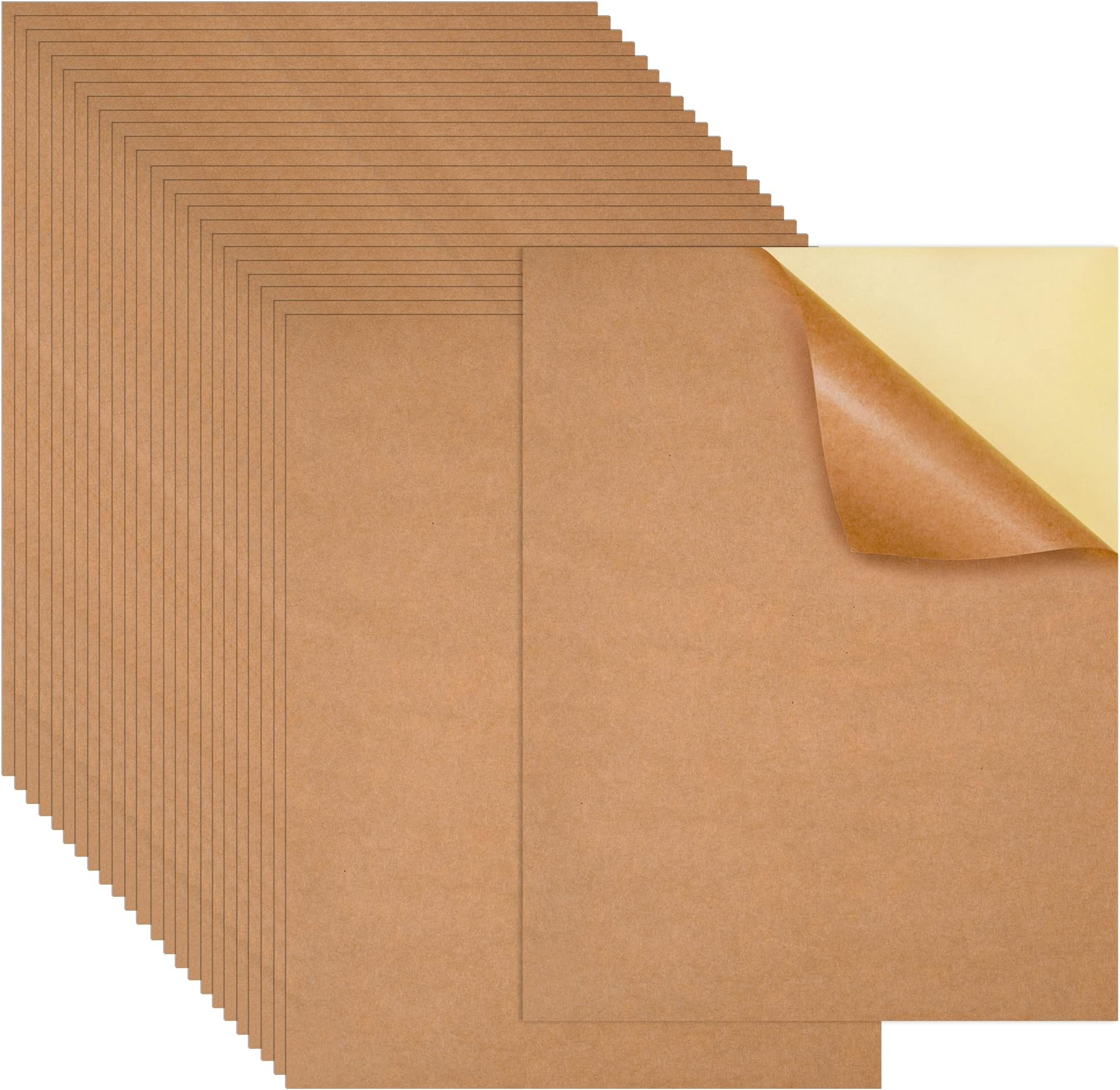 50 Sheets, Brown Kraft Paper Card A4 200gsm Amazon.co.uk