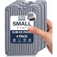 Cooler Shock Ice Packs for Cooler, Reusable, Long Lasting, Cold Freezer Packs for Coolers, Lunch Bags & Totes to Keep Food Fresh