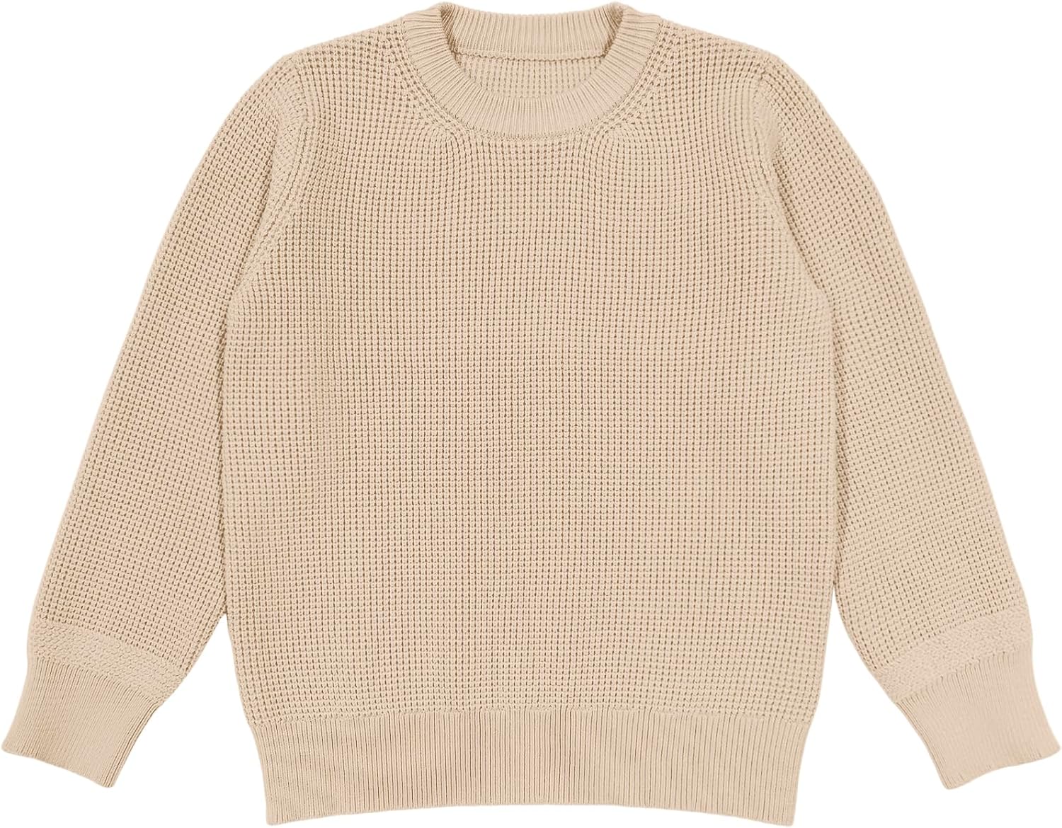 Girls Long Sleeve Knit Pullover Sweater Cute Crew Neck Fall Winter Sweater Tops 5-14 Years