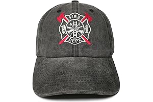 Firefighter Hats for Men: Embroidered with Bravery