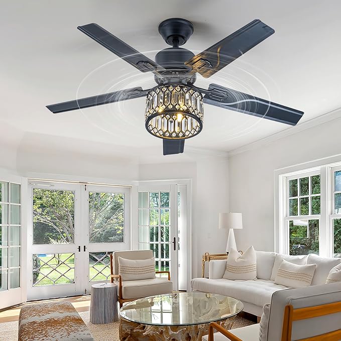 Ventilador de Techo 42" Con Luz y Control Remoto, 6 Velocida miniatura 5