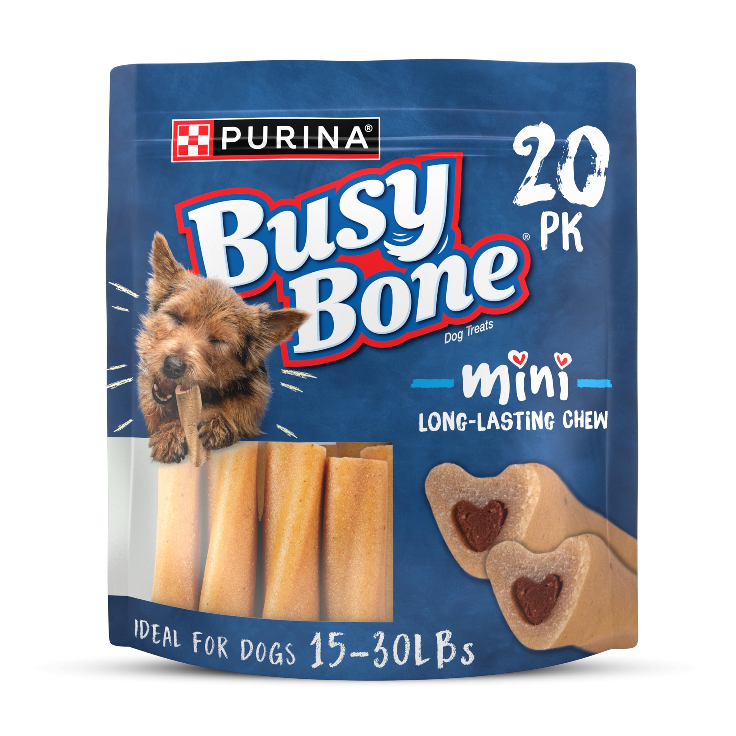 Made in USA Facilities Small Breed Dog Bones, Mini - 20 ct. Pouch