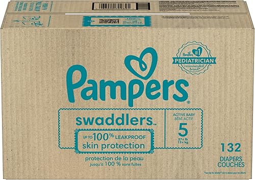 Miniatura 227 de Pañales Pampers Swaddlers, Talla 7 (11.8-22.7 kg), 70 unidades, absorbentes, mantiene al bebé seco y cómodo, pañal desechable seguro para la piel