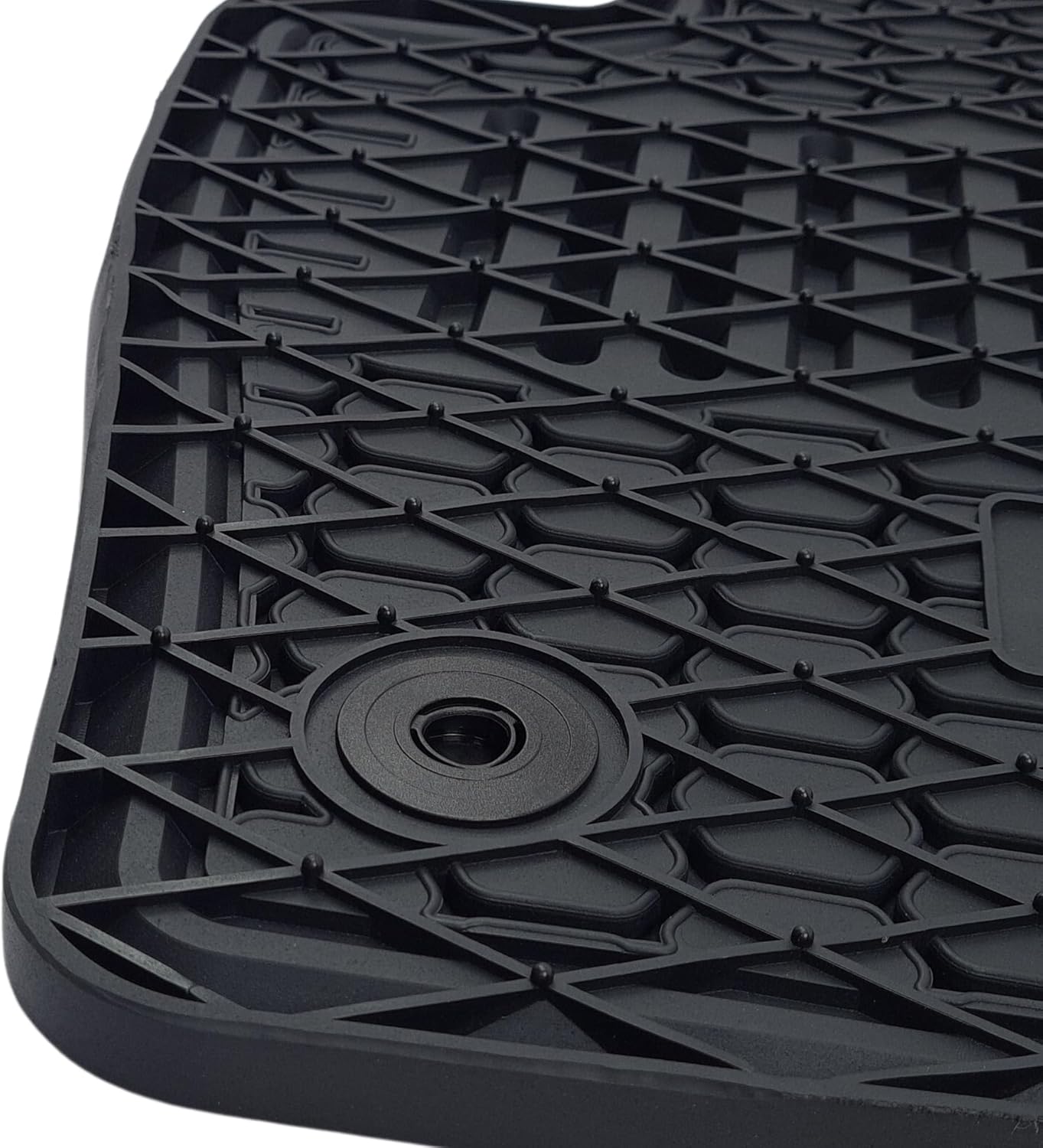 Custom fit for 2016-2022 BMW 7-Series Floor mats 740i 750i M 760i All-Weather Rubber Floor Mats 2017 2018 2019 2020 2021 51472443985 (Black)