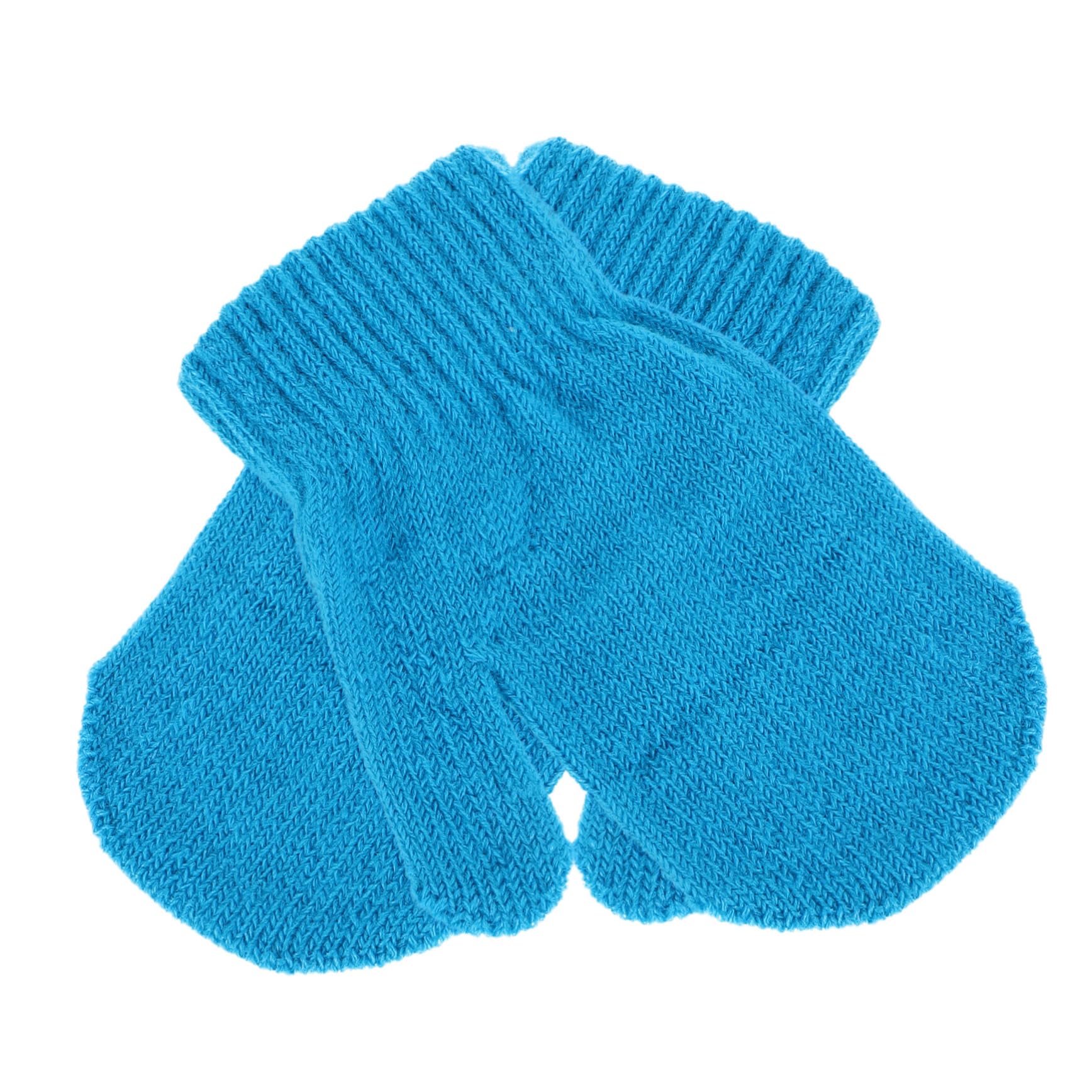 HAPINARY Toddler Winter Luminous Gloves Knitted Boys and Girls Gloves Double Layer Warmth for Outdoor Activities