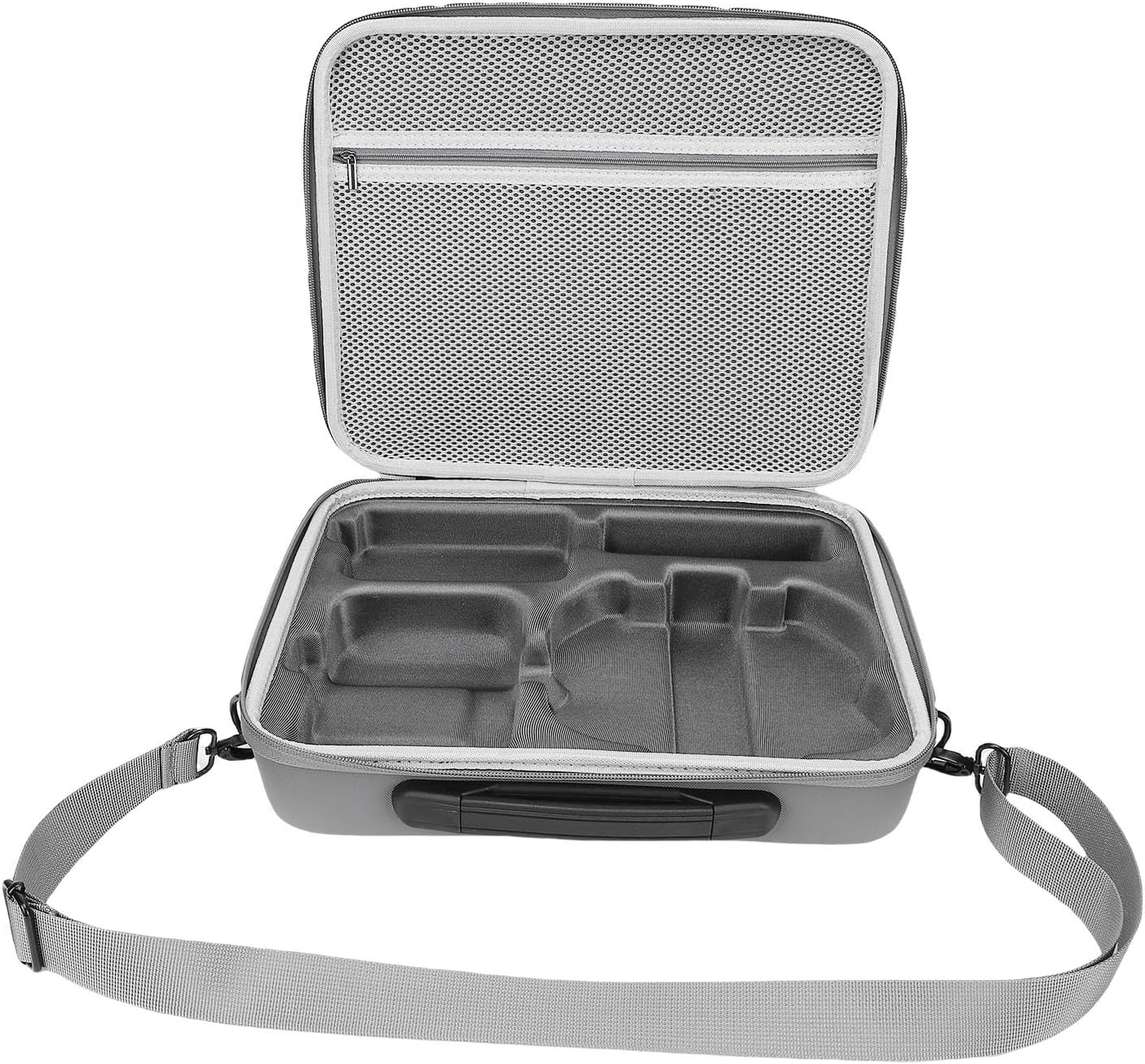 Carrying Case for Neo 2, Portable PU Protective Storage Bag with Adjustable Shoulder Strap, Compatible with Drone, RC-N3 Remote Controller, Charging Hub