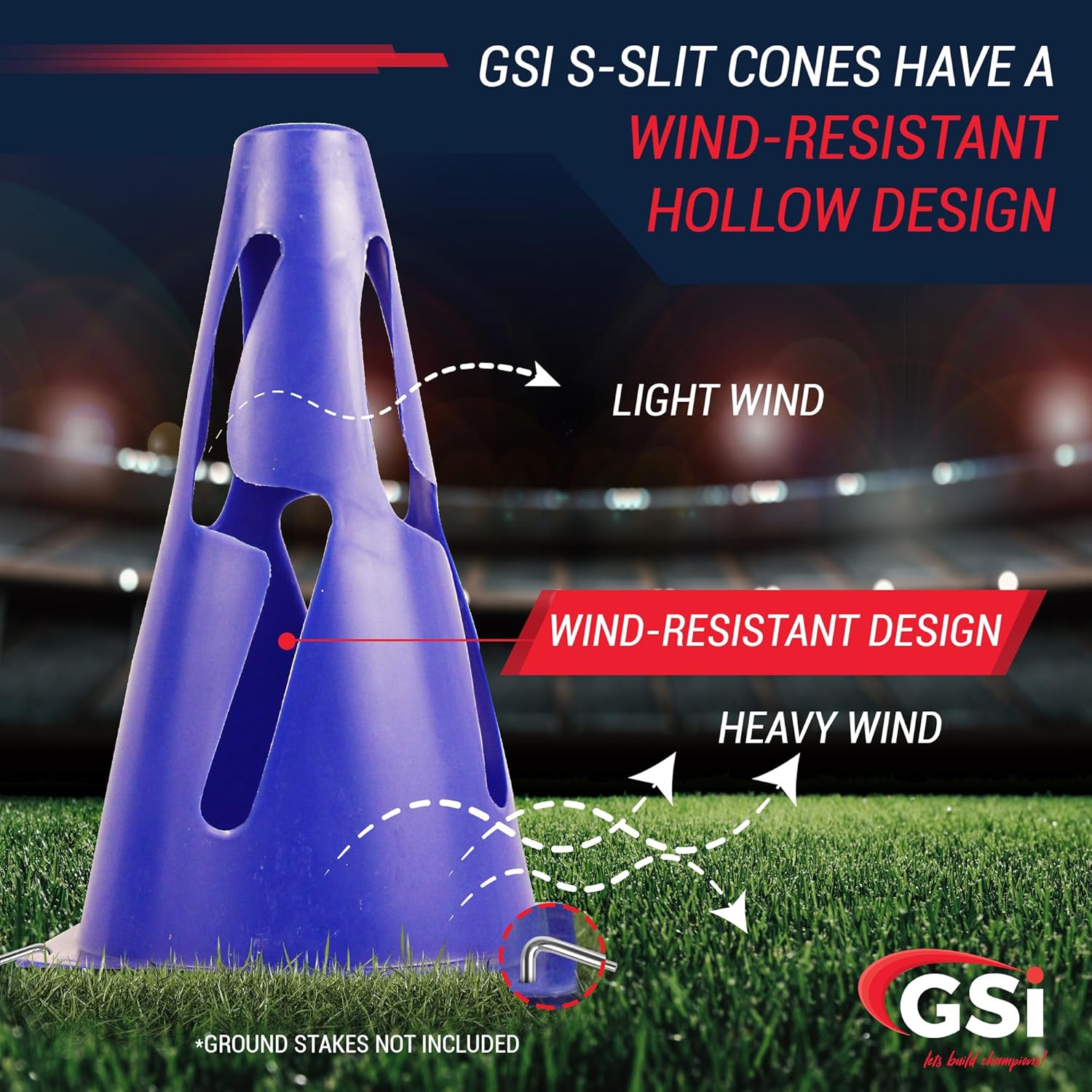 GSi Reflex and Coordination Training Set Bundle (2 Pack) Includes 3 Bounce Reaction Balls and 12 Agility Wind Resistance Cones