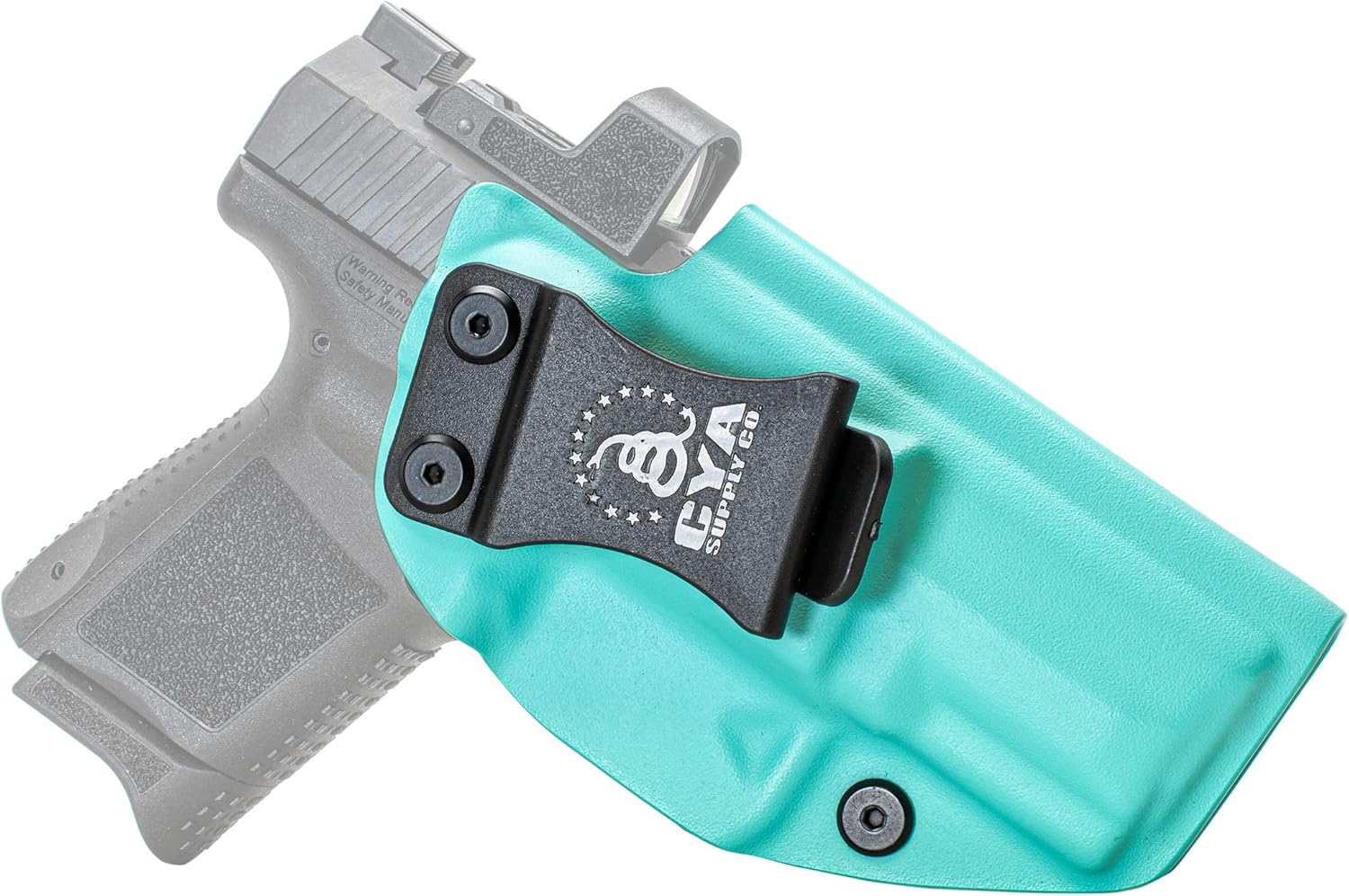 CYA Supply Co.- Teal Blue Optics Ready IWB Holsters - Multiple Fits - Veteran Owned - Made in USA