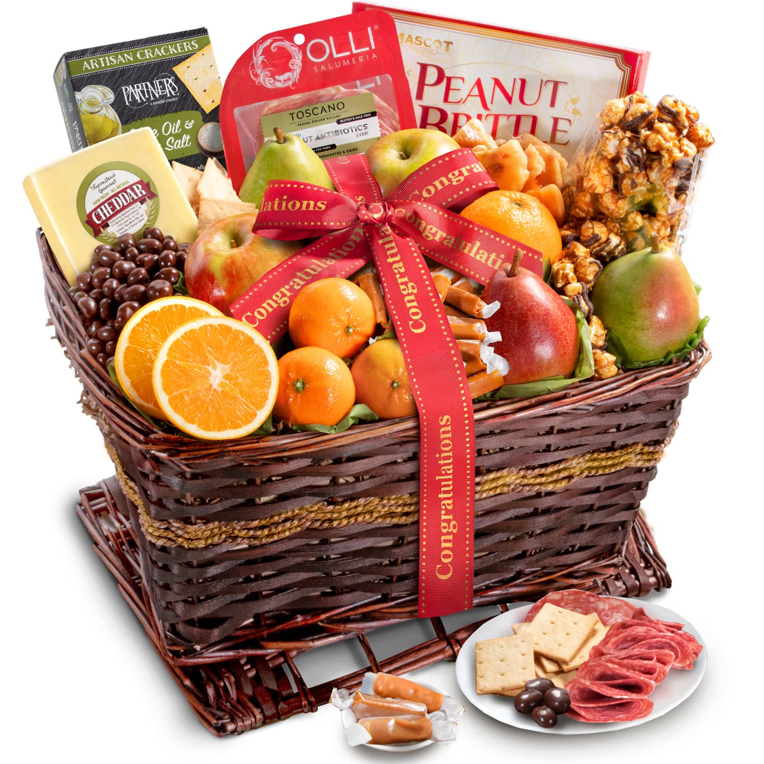 A Gift Inside Congratulations Sweet & Savory Farmstead Gift Basket