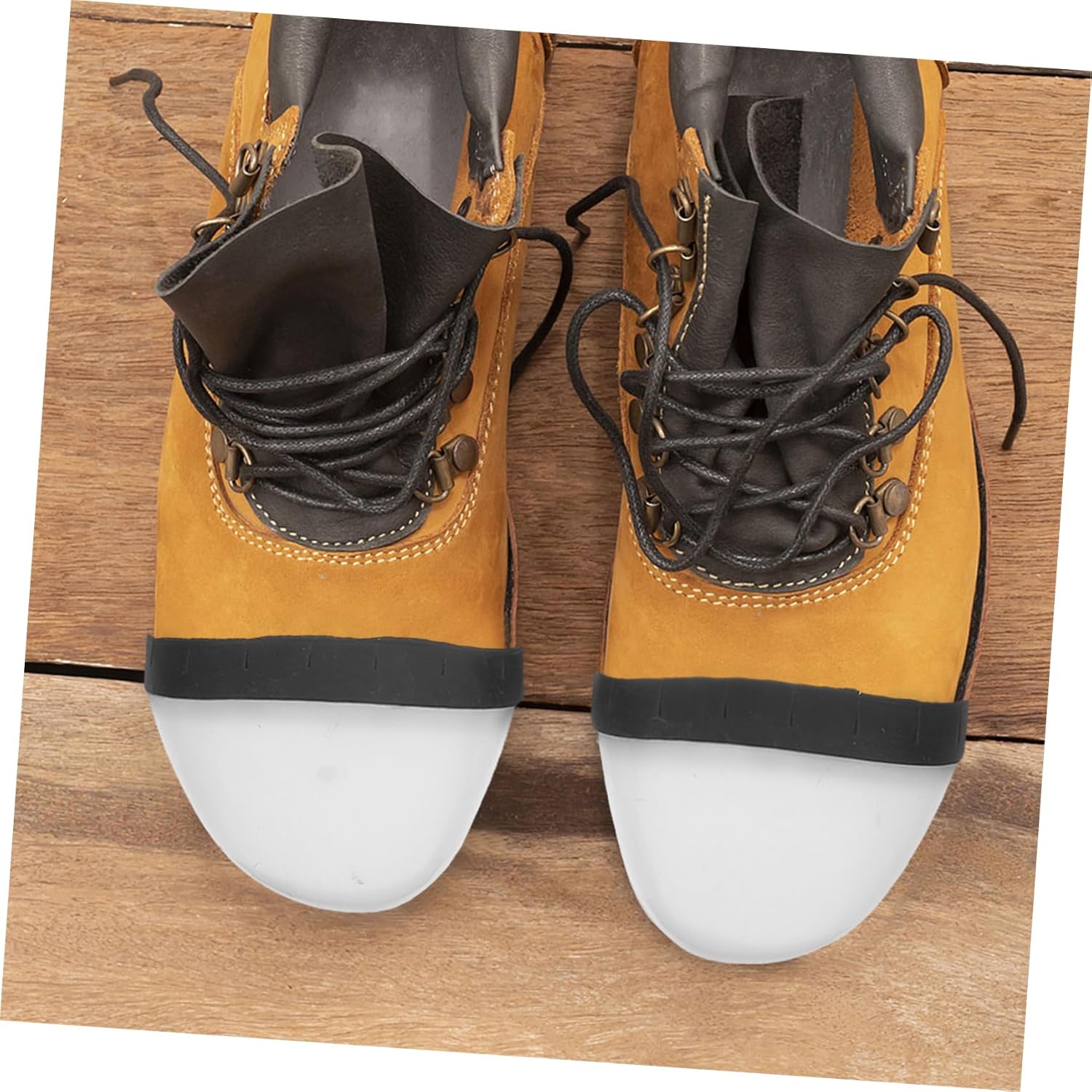 Ciieeo Steel Toe Caps for Work Shoes Pairs Toe Covers Fireproof Metatarsal Guards for Safety