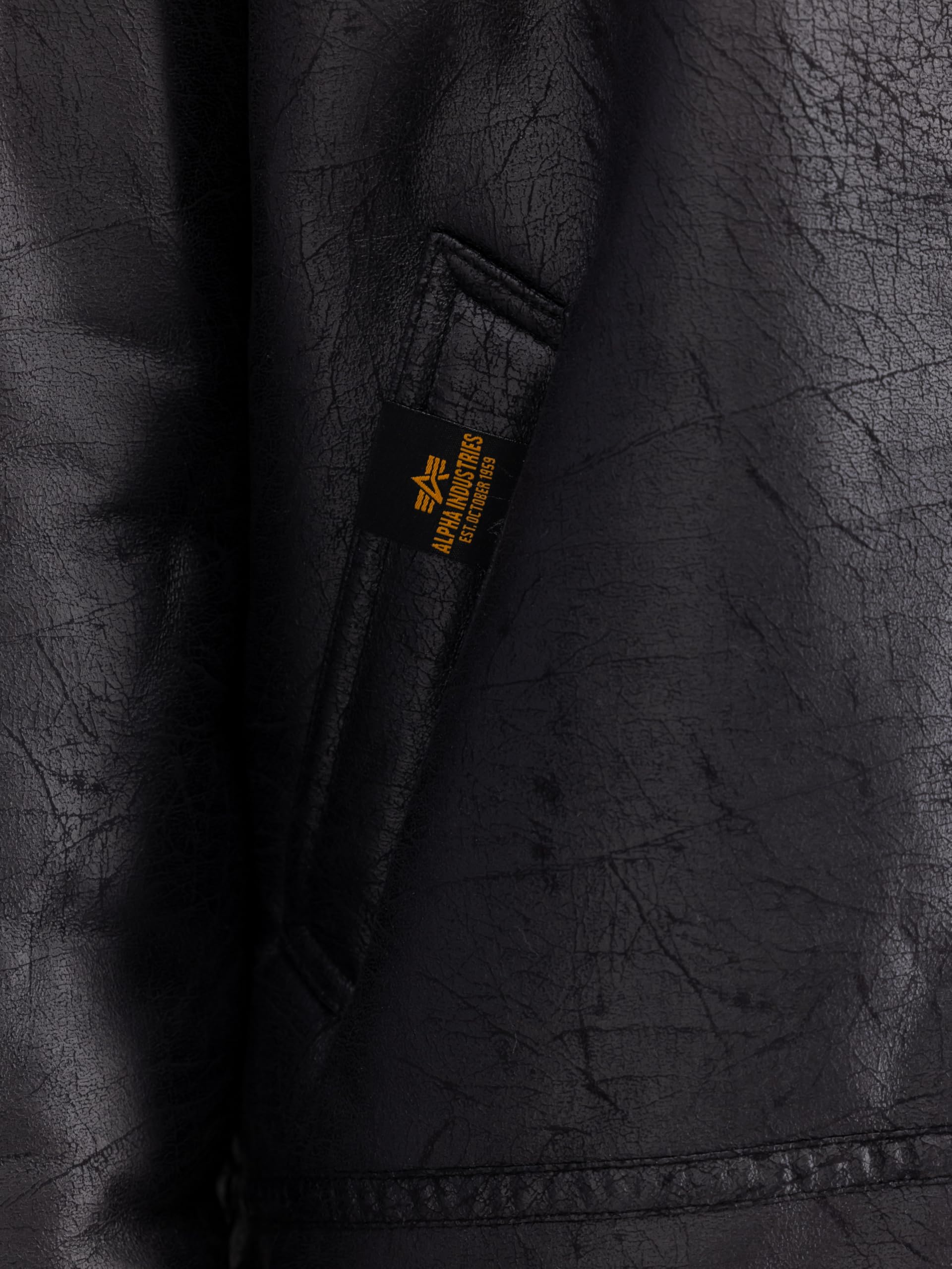 ALPHA INDUSTRIES kurtka skórzana Mężczyźni Alpha Industries B3 Fl kurtka skórzana męska (1 w zestawie)