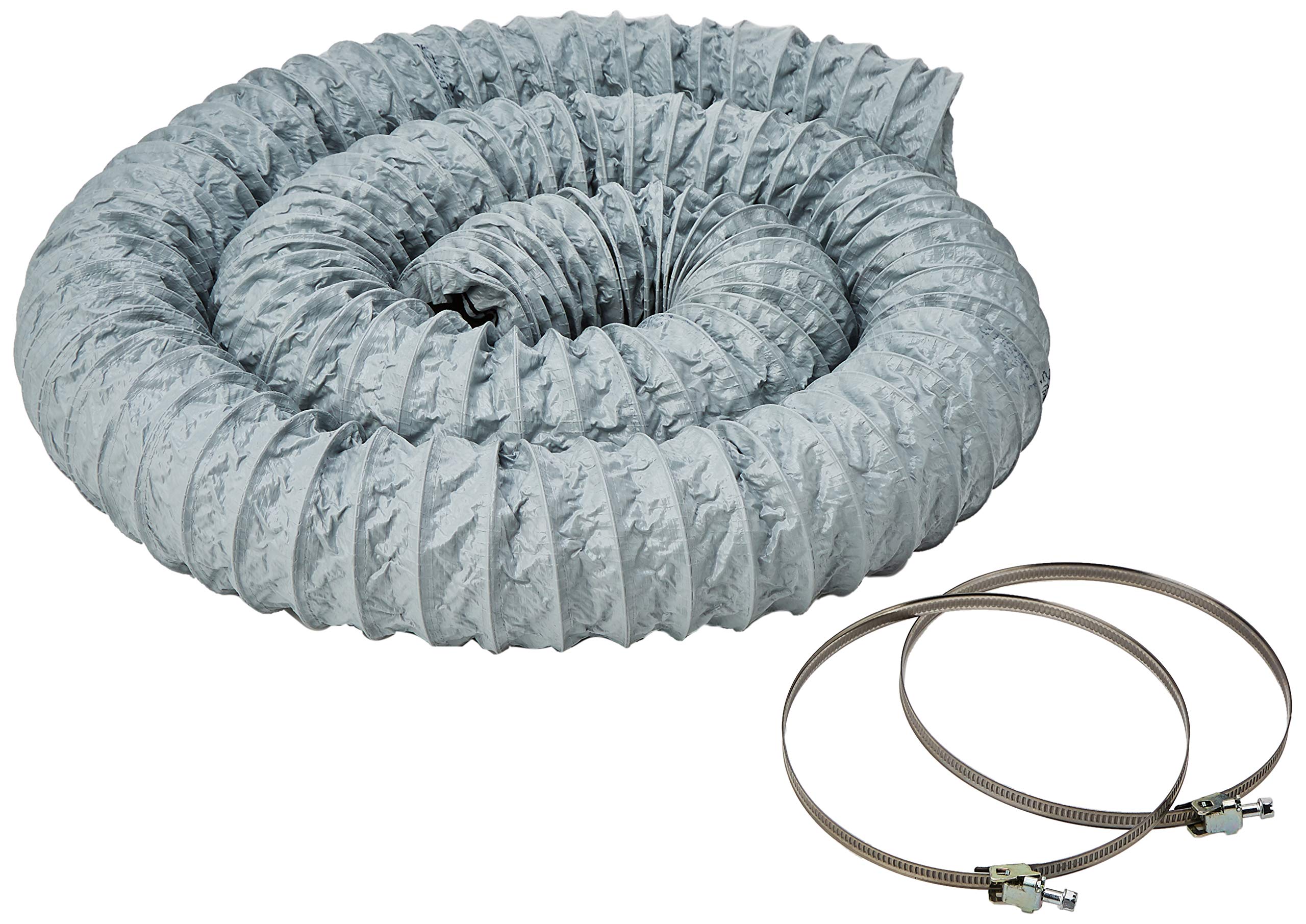 Ecor Pro Flex Duct, PVC, Grey, One Size