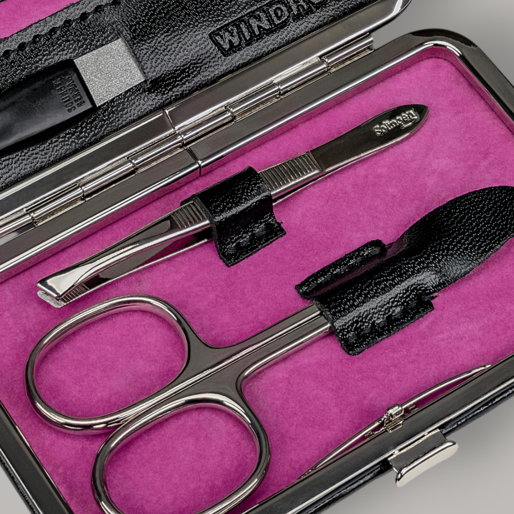 WINDROSE Merino Moda Manicure Set Black