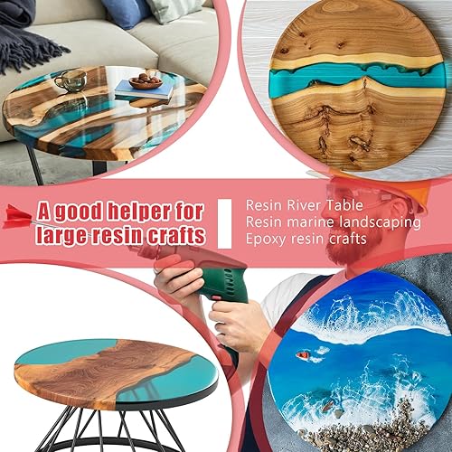 Miniatura 5 de Agitador de pintura de 11 pulgadas para taladro, accesorio mezclador de taladro, mezclador de epoxi, mezclador de pintura para taladro, mezclador de