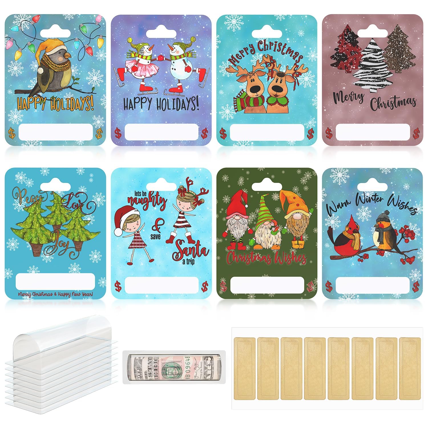 Famsoule - Adornos para dinero de Navidad para regalar en efectivo ...