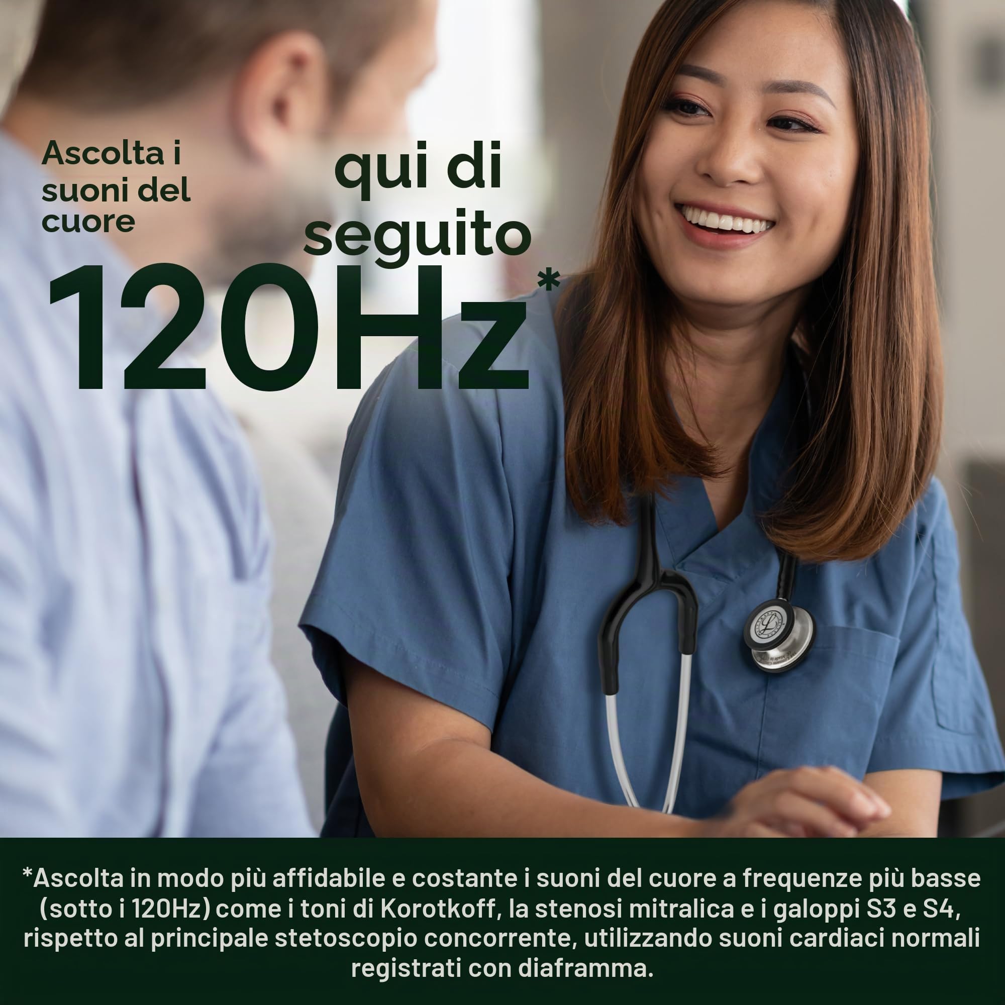 Littmann Classic III Stetoscopio Professionale, 5959, Tubo Azzurro | Testina in acciaio inox a specchio, raccordo Smoke e archetto Smoke. Per medici, infermieri e studenti di medicina