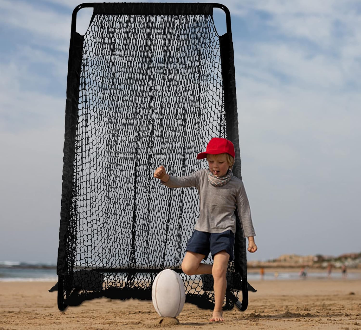 Football Kicking Cage: Quarterback Training Net for Passing Accuracy, Outdoor Practice for Youth & Adults