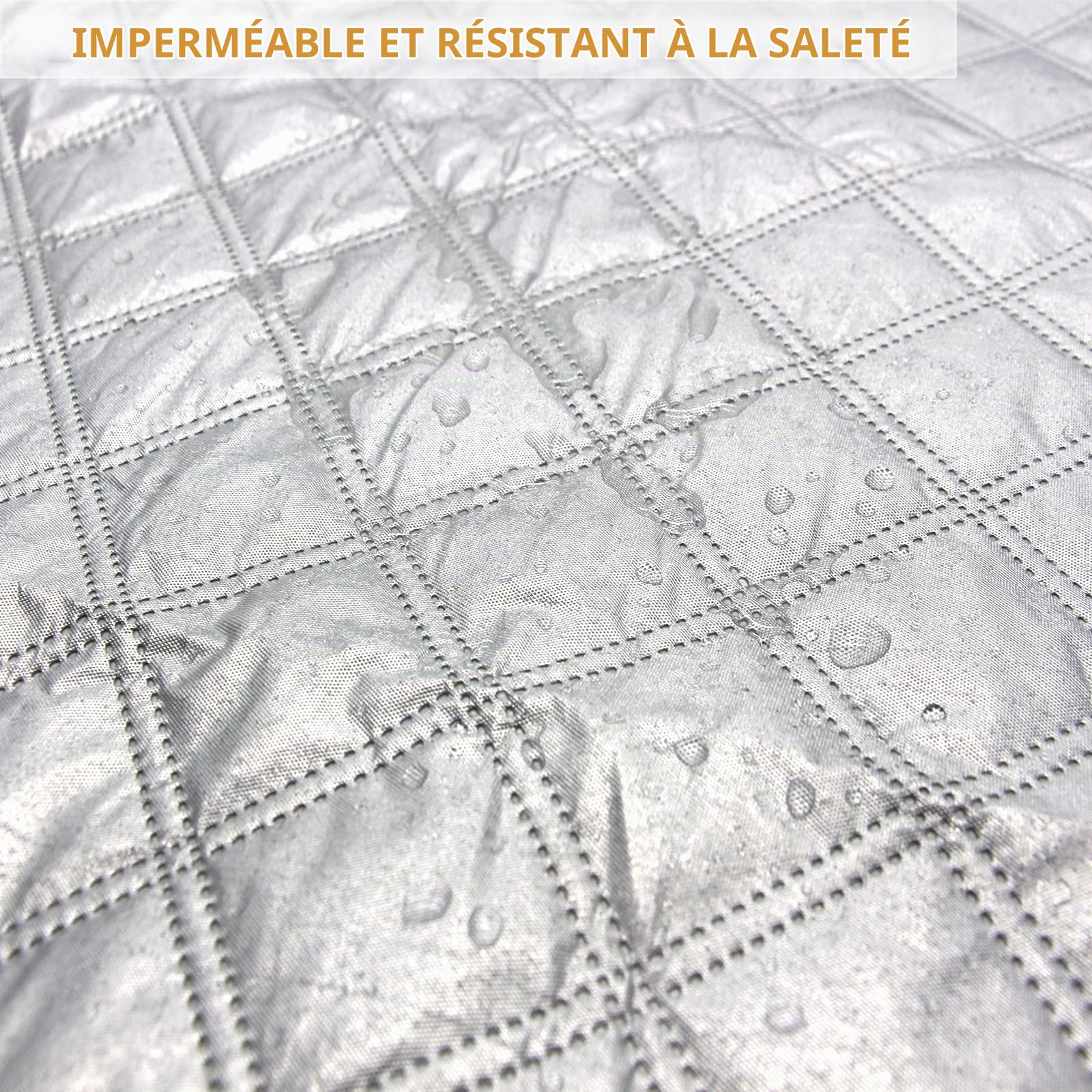 3 Pièces Pare-Soleil Pare Brise pour Fiat Ducato Couverture Écran Avant Fenêtre Thermique Internes Housses Protection de la Vie Privée Protection UV Tapis pour Peugeot Boxer Citroen Jumper