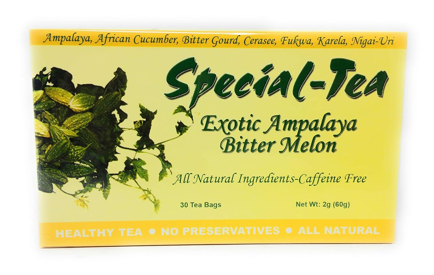Special Tea Exotic Ampalaya Bitter Melon 30 Bags Grocery Gourmet Food Amazon Com