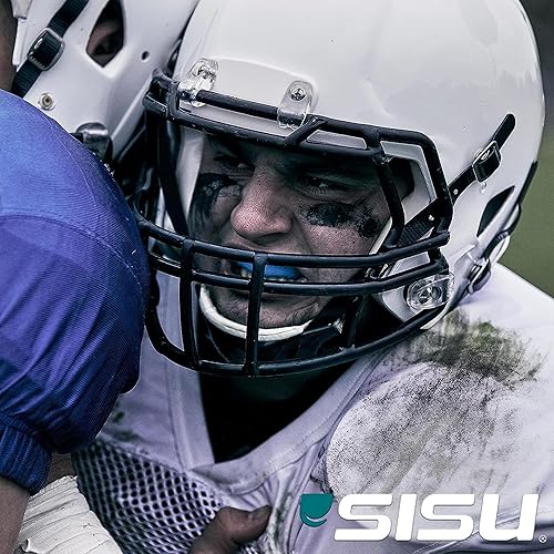 Miniatura 7 de SISU Protector bucal 3D, rosa intenso con funda, 0.079 in de grosor, para atletas de más de 5 pies de alto, preformado para un ajuste moldeado a