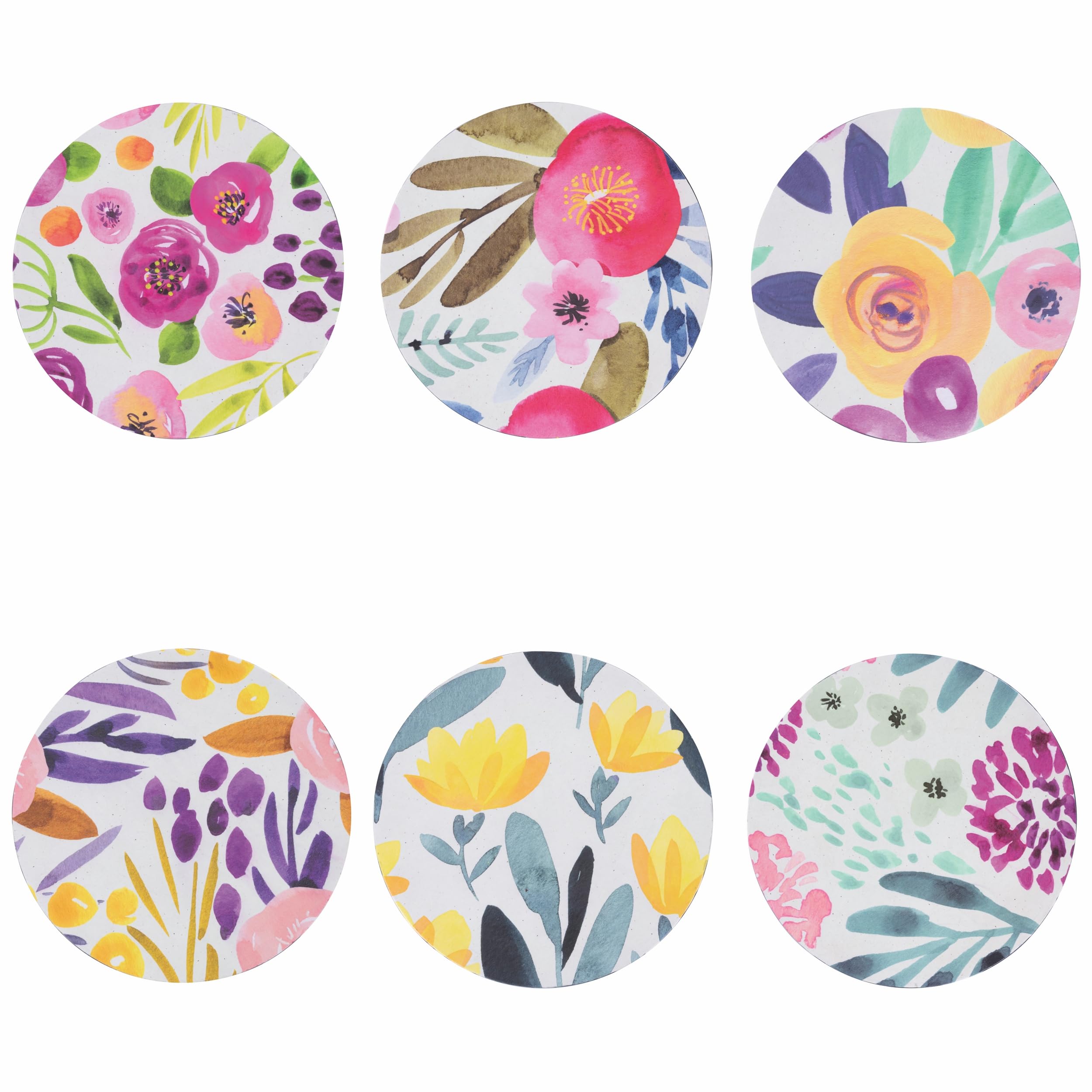 Set 6 Sottopiatto Ø 33 cm in plastica PP, New Acquerello