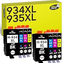 8 XL Cartridges Compatible with HP 934 935 for HP OfficeJet 6200 6230 6235 6239 6800 6812 6815 6820 6822 6825 6830 6835